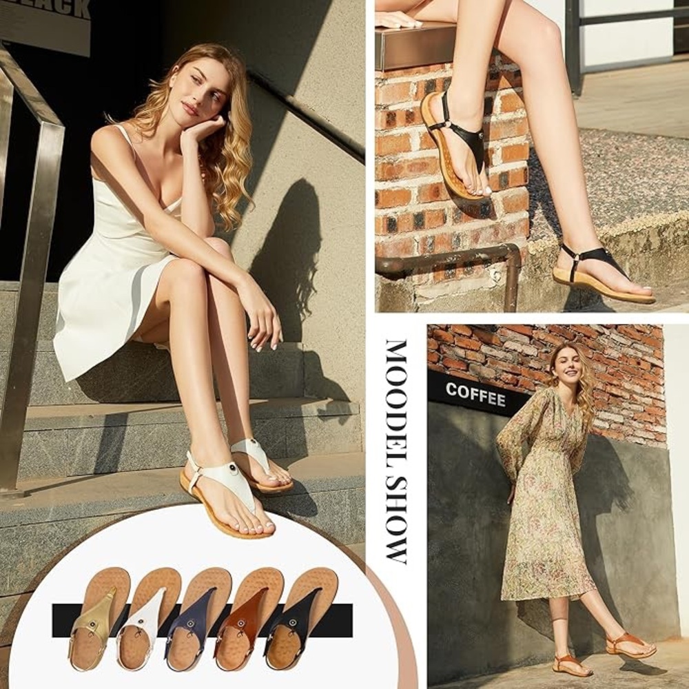 Elegant white ortho Women's Sandals